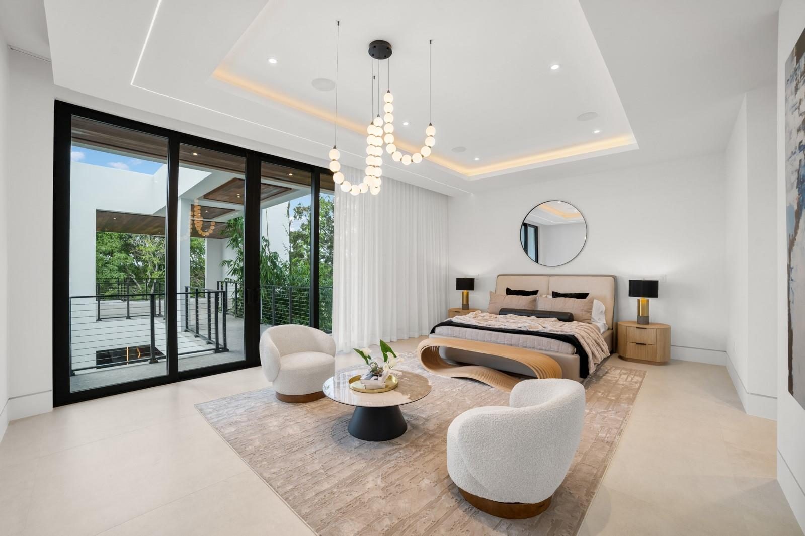 Primary suite with private terrace